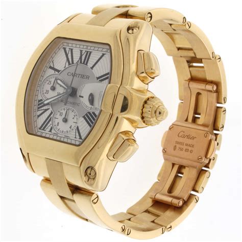 men's gold cartier watch|cartier chronograph watches for men's.